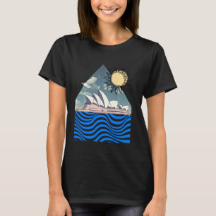 Australia Souvenir -Sydney Opera House - Aussie Ou T-Shirt