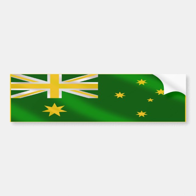 Australia Sports flag New Bumper Sticker (Front)