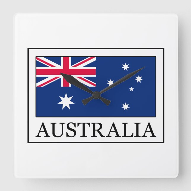 Australia Square Wall Clock (Front)