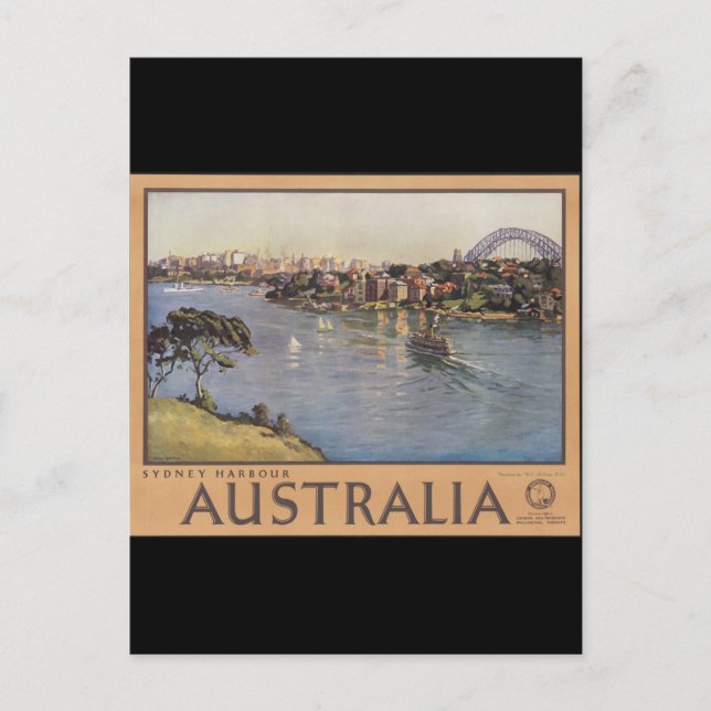 Australia Sydney Harbour Postcard (Front)