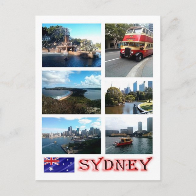 Australia - Sydney - Mosaic - Postcard (Front)