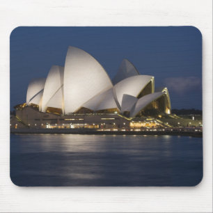 Australia, Sydney. Opera House at night on Mouse Mat