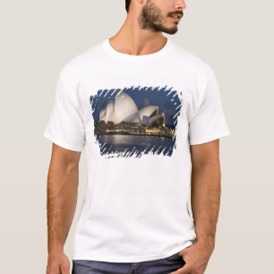 Australia, Sydney. Opera House at night on T-Shirt