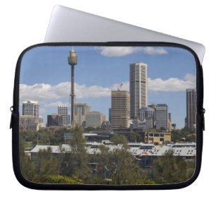 Australia, Sydney, Potts Point. Sydney skyline. Laptop Sleeve