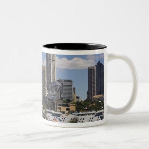 Australia, Sydney, Potts Point. Sydney skyline. Two-Tone Coffee Mug