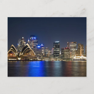 Australia, Sydney. Skyline with Opera House seen Postcard