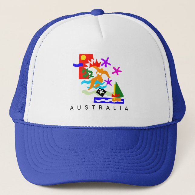 Australia - SYDNEY SUMMER - Surf & sailing Trucker Hat (Front)