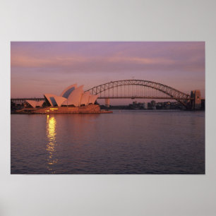 Australia, Sydney, Sydney Opera House built Poster