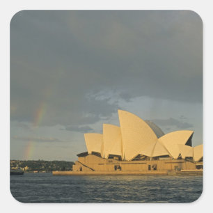 Australia, Sydney, Sydney Opera House, Square Sticker