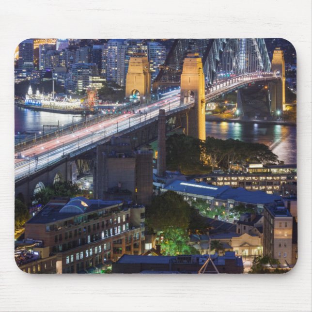 Australia, Sydney, The Rocks area, Sydney Harbour Mouse Mat (Front)