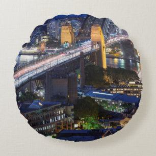 Australia, Sydney, The Rocks area, Sydney Harbour Round Cushion