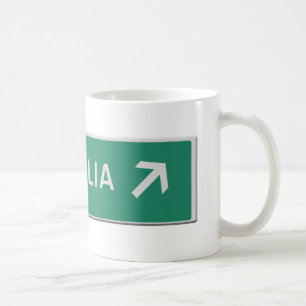 Australia that way coffee mug