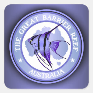 Australia -The Great Barrier Reef Square Sticker