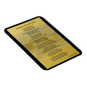 Australia the Place to Be Flexible Magnet