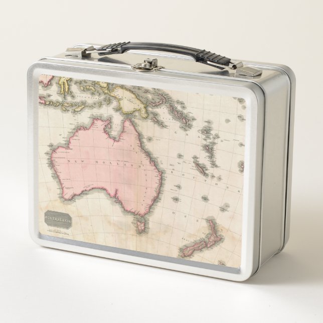 Australia & the South West Pacific Metal Lunch Box (Front)