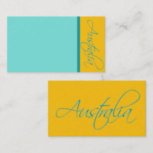 Australia:Travel Business Card
