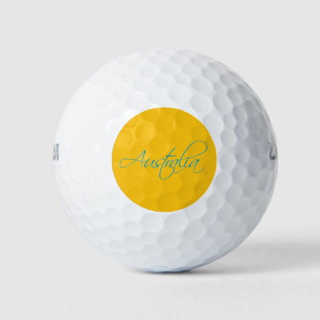Australia:Travel Golf Balls (Front)