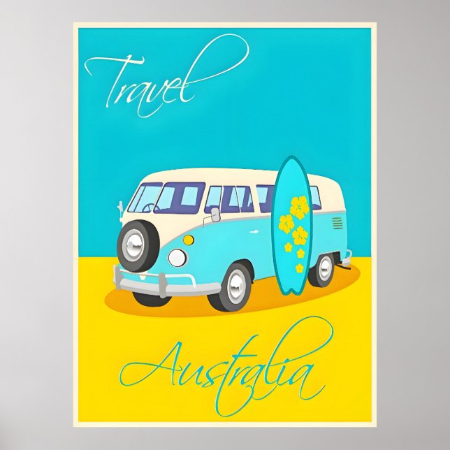 Australia Travel Poster (Front)