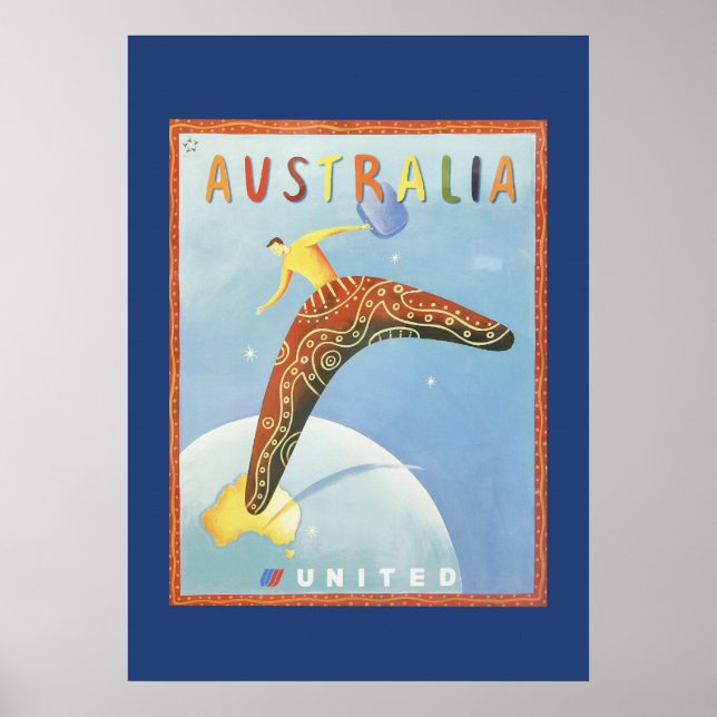Australia Travel Poster (Front)