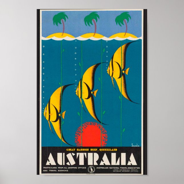 Australia Travel Poster (Front)