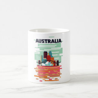 Australia Travel poster Coffee Mug
