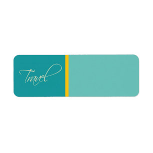 Australia:Travel Return Address Label