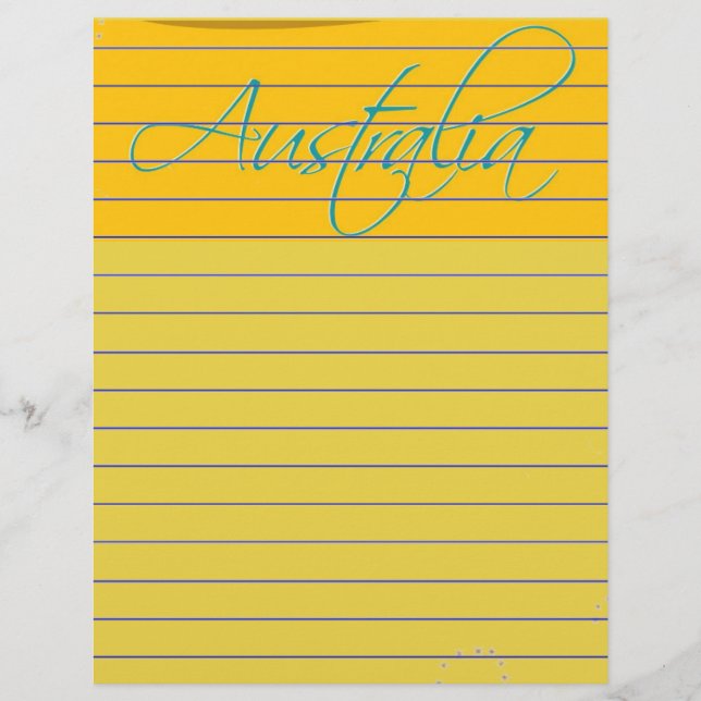 Australia:Travel Stationery (Front)