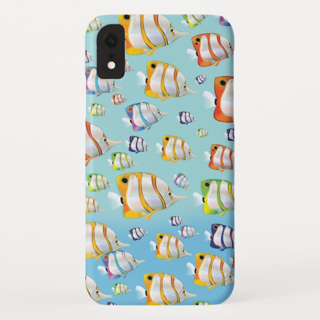 Australia Tropical fish travel poster Case-Mate iPhone Case (Back)