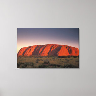 Australia, Uluru National Park. Uluru or Canvas Print