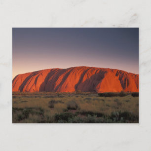Australia, Uluru National Park. Uluru or Postcard
