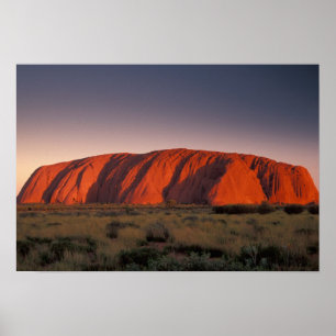 Australia, Uluru National Park. Uluru or Poster