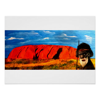 Australia Uluru Poster