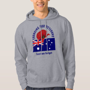 Australia Veterans Remembrance Day  Hoodie