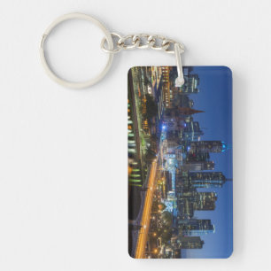 Australia, Victoria, Melbourne, skyline with Key Ring