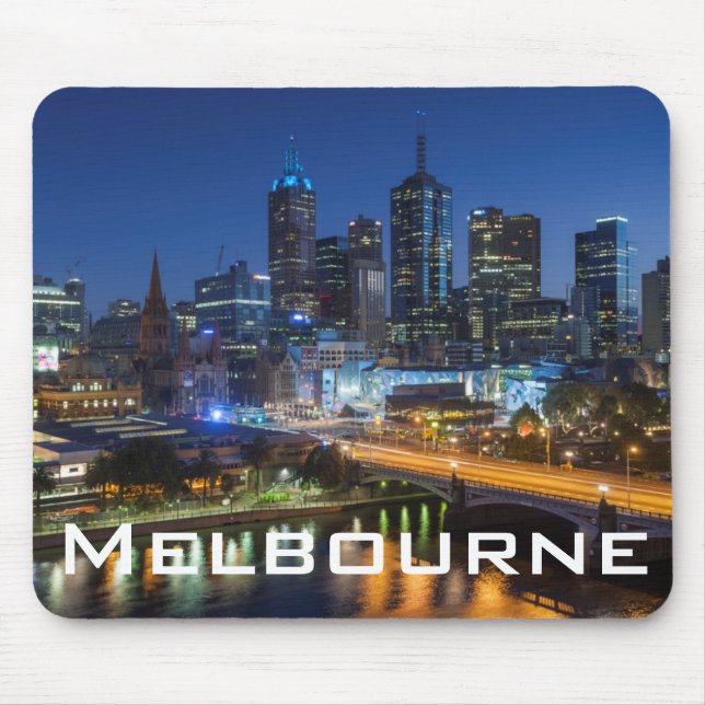 Australia, Victoria, Melbourne, skyline with Mouse Mat (Front)