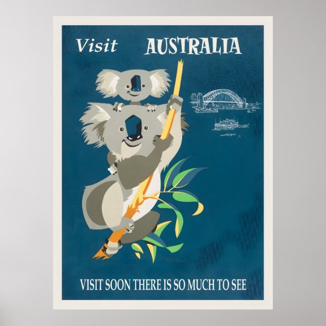Australia vintage poster (Front)