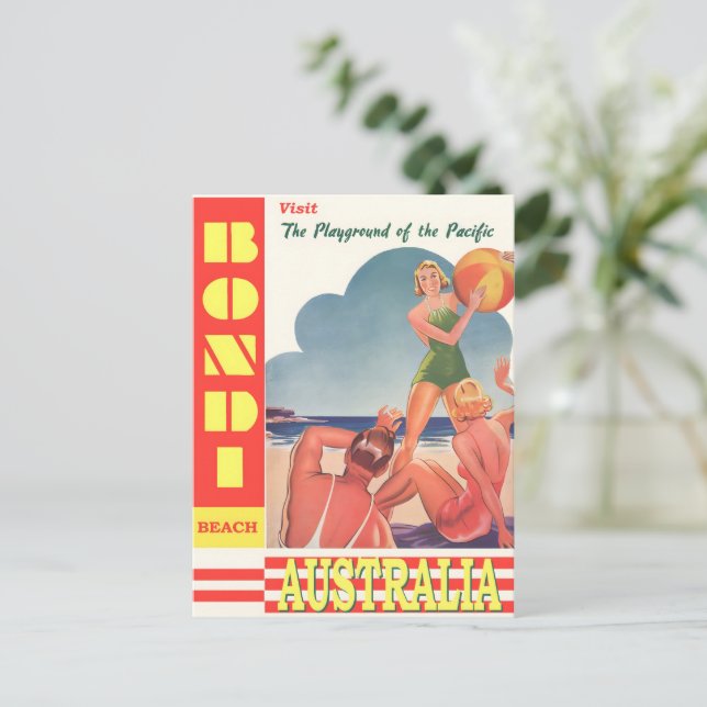 Australia vintage poster postcard (Standing Front)