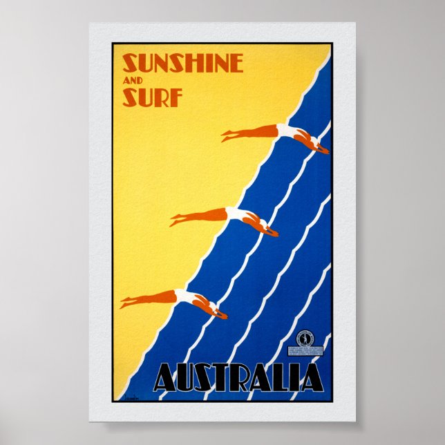 Australia Vintage Poster Restored (Front)