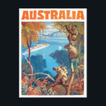 Australia vintage travel postcard<br><div class="desc">Australia vintage travel Postcard</div>