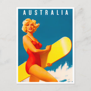 Australia vintage travel postcard