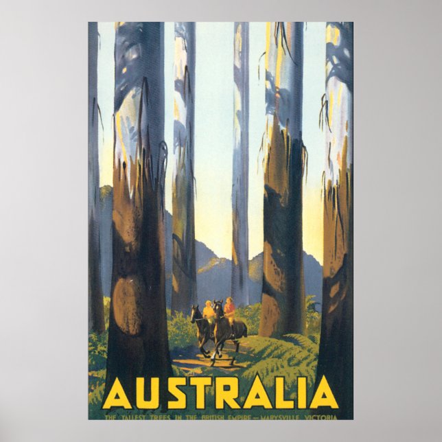 Australia Vintage Travel Poster (Front)