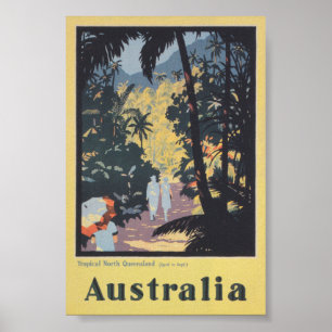 Australia Vintage Travel Poster