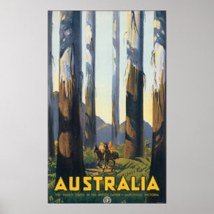 Australia Vintage Travel Poster
