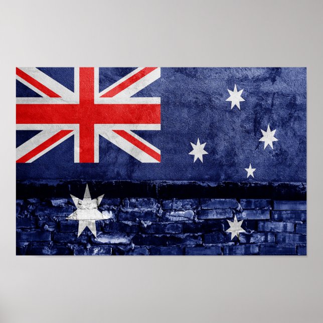 Australia wall flag poster (Front)