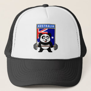 Australia Weightlifting Panda Trucker Hat