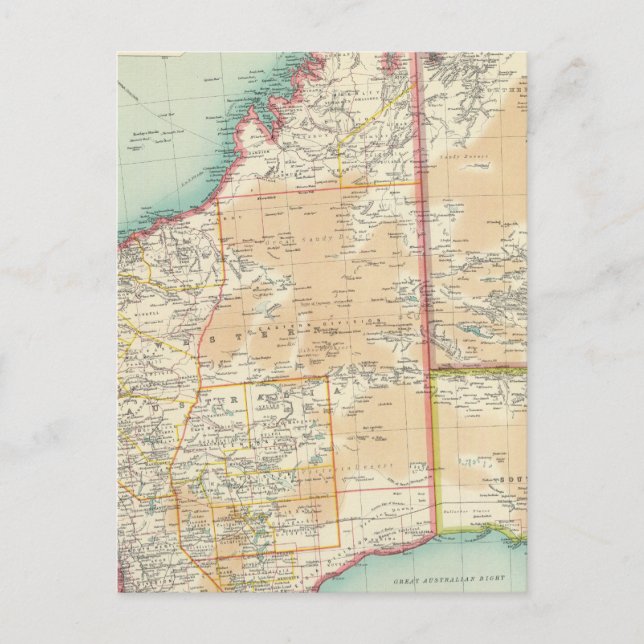 Australia western section postcard (Front)