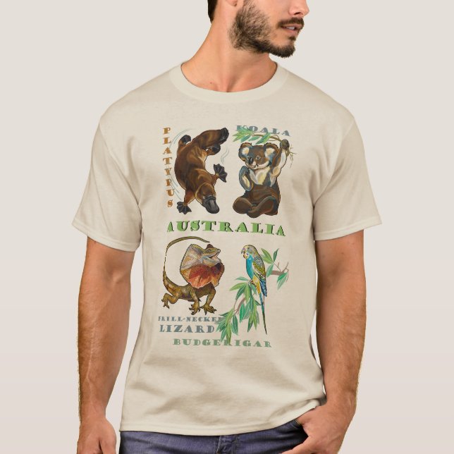 Australia wildlife T-Shirt (Front)