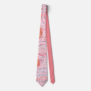 Australian aboriginal acrylic painting tie