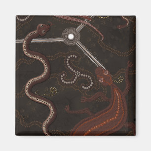 Australian Aboriginal Art Gift Magnet