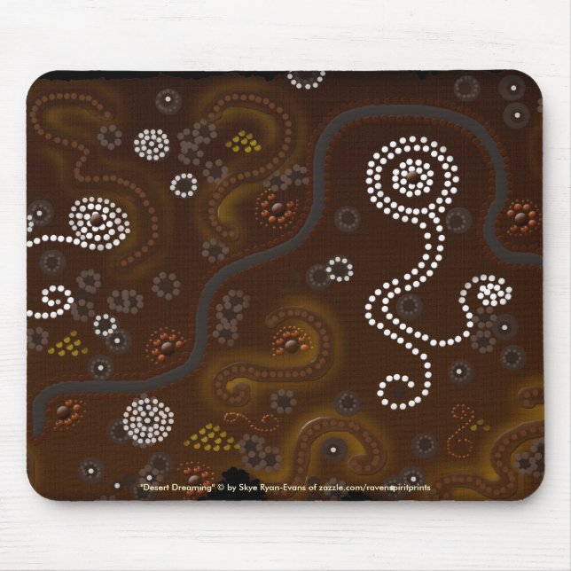 Australian Aboriginal Art Gift Mouse Mat (Front)